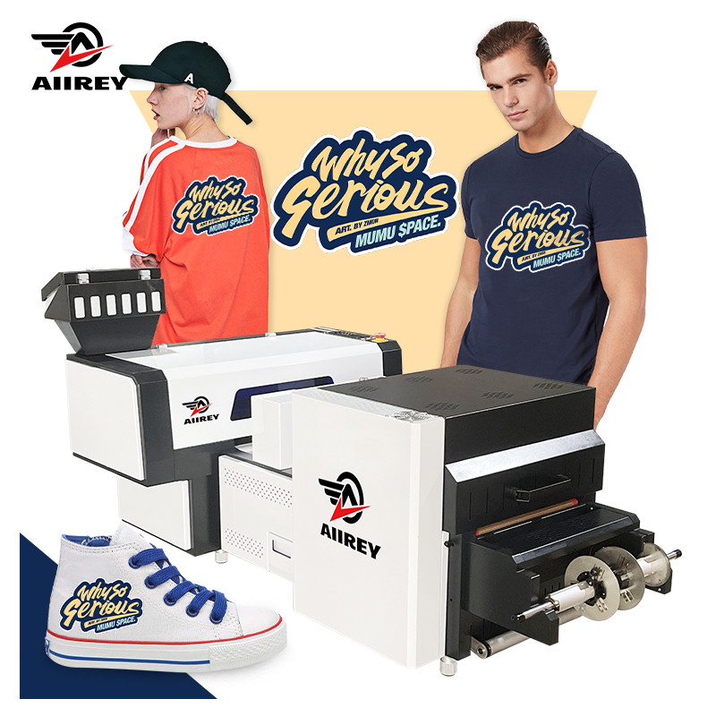Impresora los 40cm dual llena automática de la camiseta del chorro de tinta DTF de la película del ANIMAL DOMÉSTICO de la cabeza i3200 de la venta de la venta caliente de la fábrica con el polvo mA del derramamiento