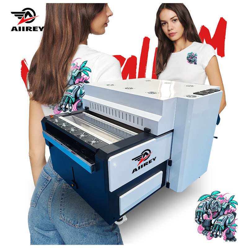 Máquina de agitación de polvo DTF con purificador de humo todo en uno de tres etapas de calefacción 2kw de potencia 20-28.C Temp