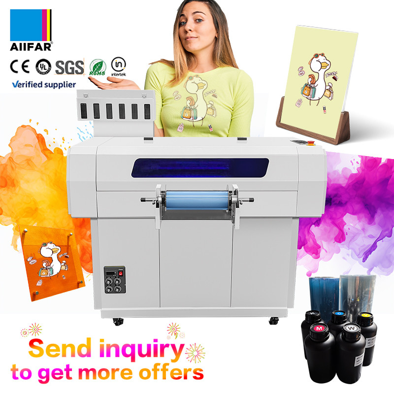 Impresora UV de cilindro totalmente automática sin intervención manual Dimensiones L*W*H 140*108*113cm
