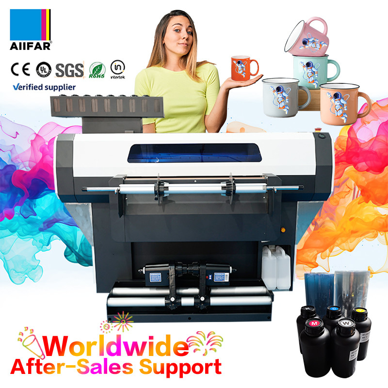 Productividad Impresora automática Dtf UV Impresora UV digital para restaurantes Impresión de pegatinas de cristal