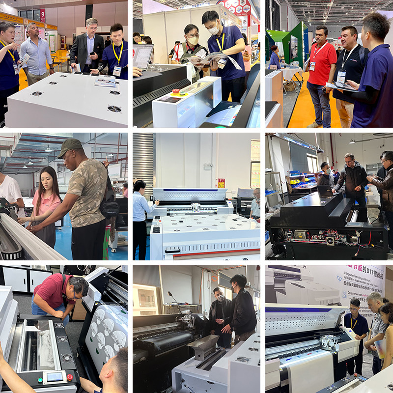 Productividad Impresora UV automática Dtf Impresora a chorro de tinta Dtf para industrias manufactureras y minoristas
