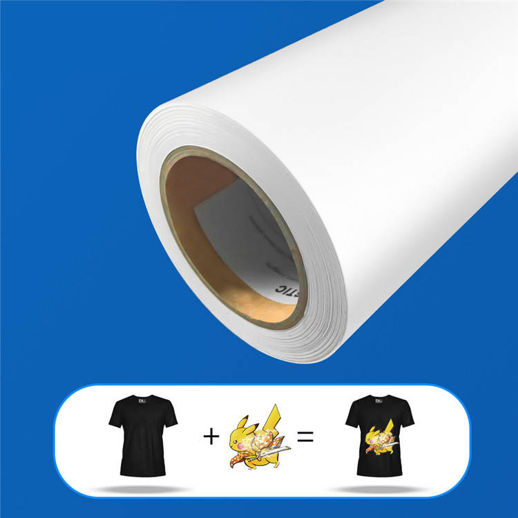 Película del ANIMAL DOMÉSTICO del tamaño DTF del rollo A3 para la impresora de la tinta del chorro de tinta de la camiseta de algodón